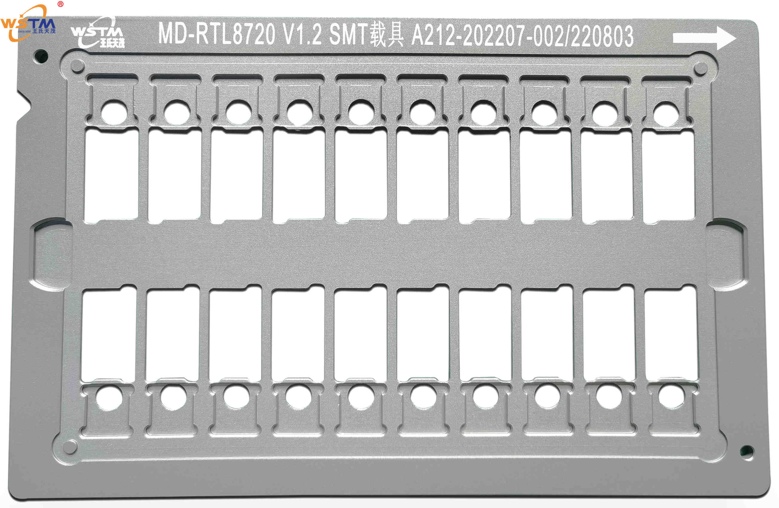 SMT<a href='http://www.wstm88.com/Products/shoujitiepianzhijuhu1.html' class='keys' title='点击查看关于回流焊治具的相关信息' target='_blank'>回流焊治具</a>-王氏天茂