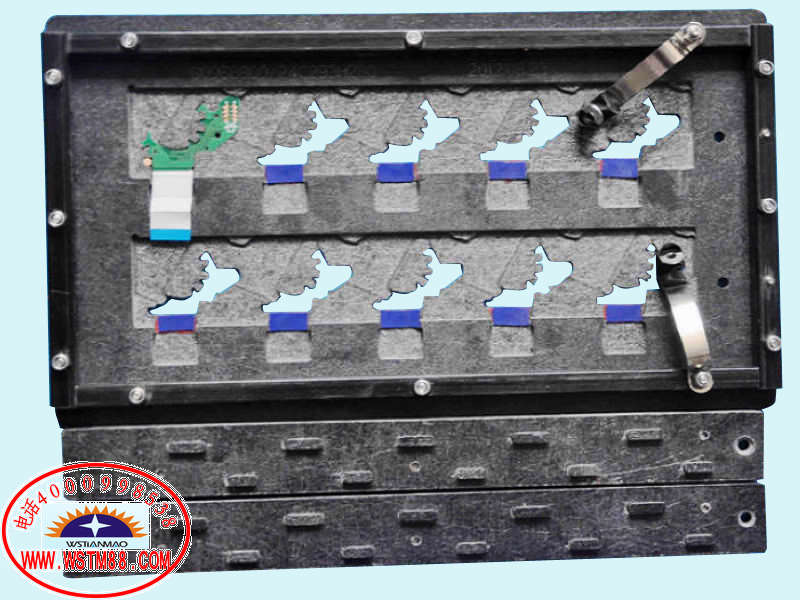 FPC软排线焊接工艺-波峰焊过炉治具、波峰焊过炉夹具、波峰焊过炉载具、波峰焊过炉托盘
